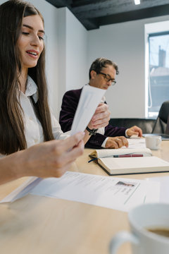Woman recruiter looking for that special job applicant with the best first impression
