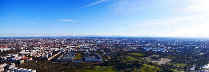 München, Deutschland: Stadtpanorama