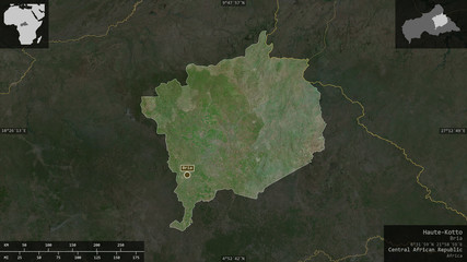 Haute-Kotto, Central African Republic - composition. Satellite