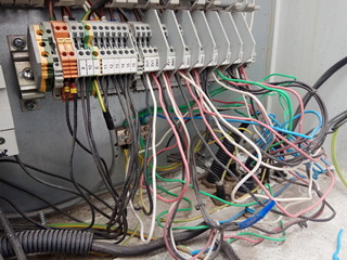 wiring and switching equipment for technological process control