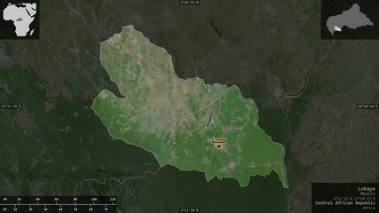 Lobaye, Central African Republic - composition. Satellite