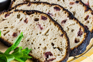 Sandwich from the traditional Ukrainian eco bread lost to taste without flavors, fillers and GMOs. Baked in the oven on the wood of fruit trees.