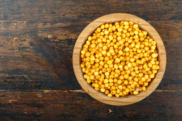 sea buckthorn in a wooden plate