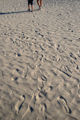 A trip in west USA death valley dunes