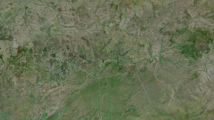 Sila, Chad - outlined. Satellite