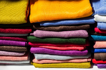 Examples of fabric of various color and type