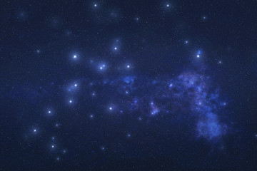 Carina Constellation in outer space. Carina constellation stars. Elements of this image were furnished by NASA 