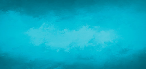 Fototapeta na wymiar Abstract modern banner concept. Turquoise grunge background. Gradient light to dark border colors, old vintage design illustration