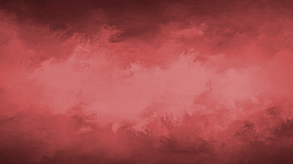Red grunge background. Beautiful background and gradient light to dark border colors, old vintage design illustration for websites and art projects