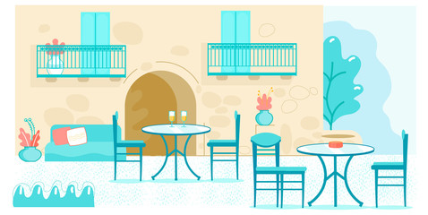 Architectural Background with Historic Buildings