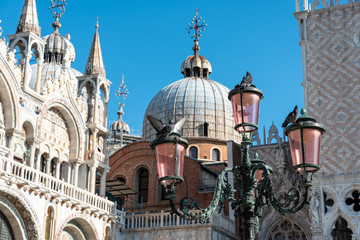 Roof of the Basilica at the St Mark's Square, Venice/Italy