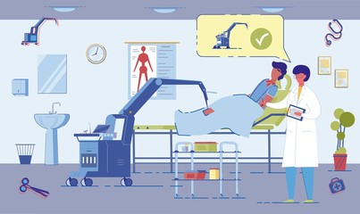 Robot Robot-assisted Surgery Procedure in Hospita
