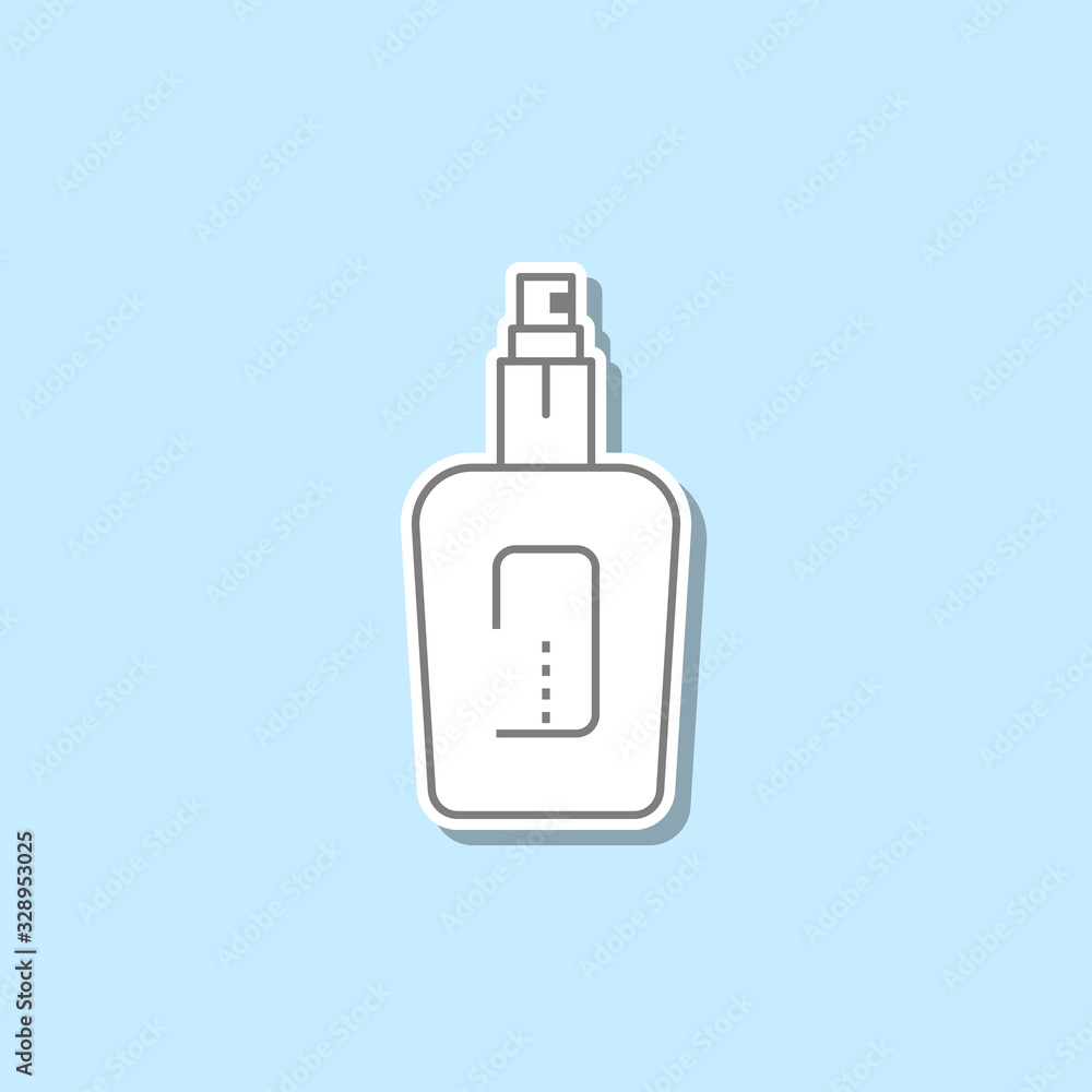 Poster spray sticker icon. simple thin line, outline vector of web icons for ui and ux, website or mobile a