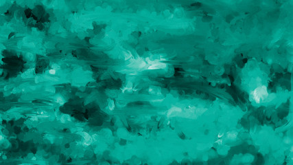Abstract turquoise watercolor texture. Grunge backdrop. Turquoise watercolor illustration