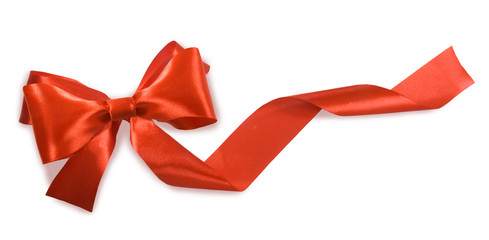 isolated image of holiday bows on a white background