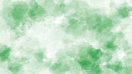 Green watercolor background. Beautiful abstract green concept texture