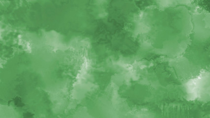 Beautiful green watercolor texture. Abstract green watercolor design for banner or art project