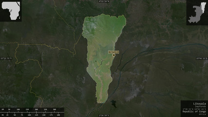 Likouala, Republic of Congo - composition. Satellite