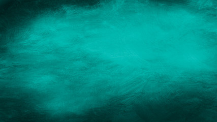 Fototapeta na wymiar Turquoise background with dark border for banner or graphic art project