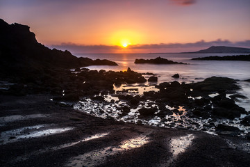 Playa blanca coast and beaches