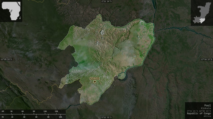 Pool, Republic of Congo - composition. Satellite