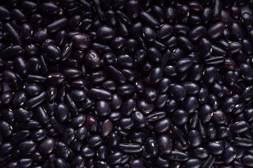 fresh organic natural beans on a white background