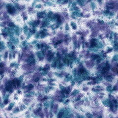 Tie dye shibori seamless pattern. Watercolour abstract texture.