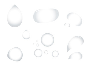 リアルな透明水滴セット Wall Mural Wallpaper Murals Senryu リアルな透明水滴セット Wall Mural Wallpaper Murals Senryu