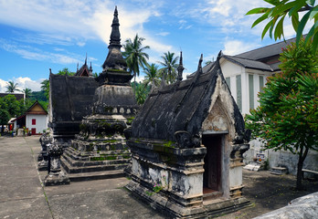 Grounds of Wat That Luang in Luang Prabang