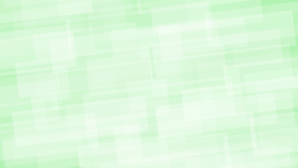 Abstract background of translucent rectangles in white and green colors
