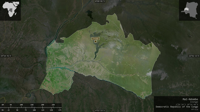 Ma&iuml;-Ndombe, Democratic Republic of the Congo - composition. Satellite