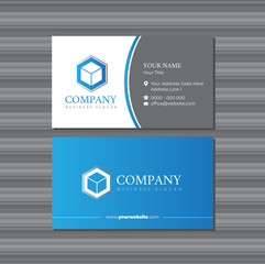 Vertical Business Card Template