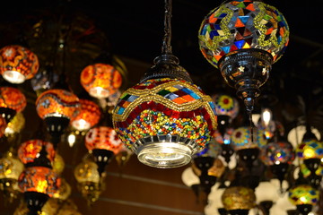 chandelier in the church