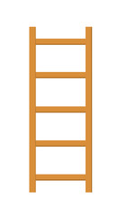 ladder wood vector illustration isolated