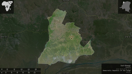 Sud-Ubangi, Democratic Republic of the Congo - composition. Satellite