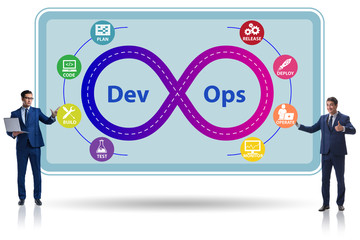 DevOps software development IT concept