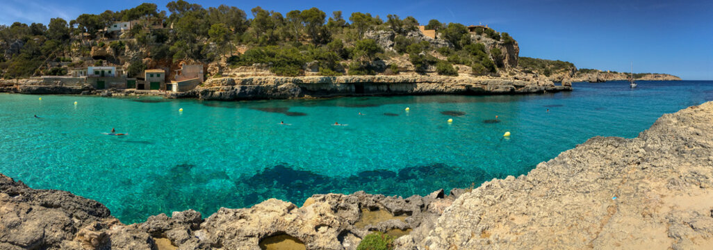 Playa Cala Llombards, Majorca (Mallorca), Spain.