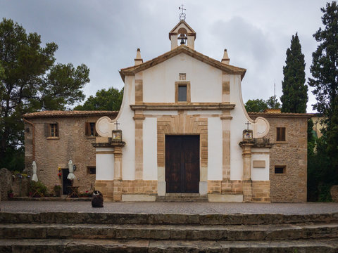 El Calvari chapel, Pollenca, Majorca (Mallorca), Spain.