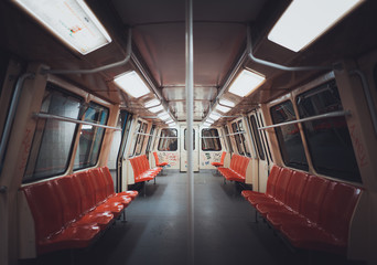 interior of the train