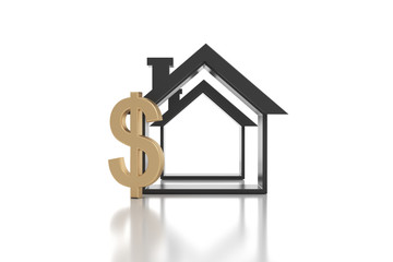 Real Estate Concept 3d Render