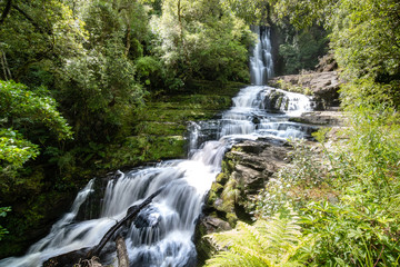Fototapeta premium Beautiful waterfall in New Zealand