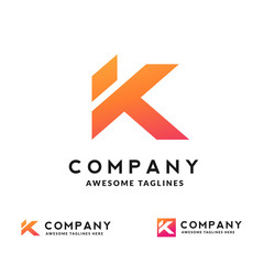 Creative Initial Letter K Logo Modern Business Typography Vector Template