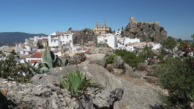 Picturesque sight in the beautiful Olvera, province of Cadiz, Andalusia, Spain.