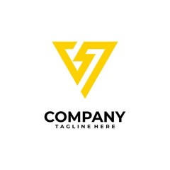 initial letter V logo design vector inspiration