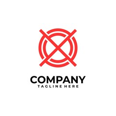 initial letter X logo design vector inspiration