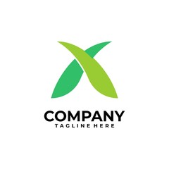 initial letter X logo design vector inspiration