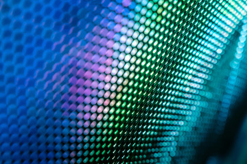CloseUp LED blurred screen. LED soft focus background. abstract background ideal for design.