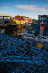 Nautical, fishing, and lobster gear on Portland's piers - Portland, Maine