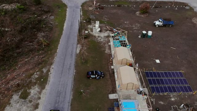 Hurricane Relief Tent Hospital High Rock Grand Bahama Bahamas 