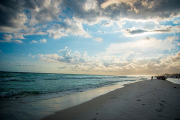 Fototapeta na wymiar Beach Day in Destin Florida 
